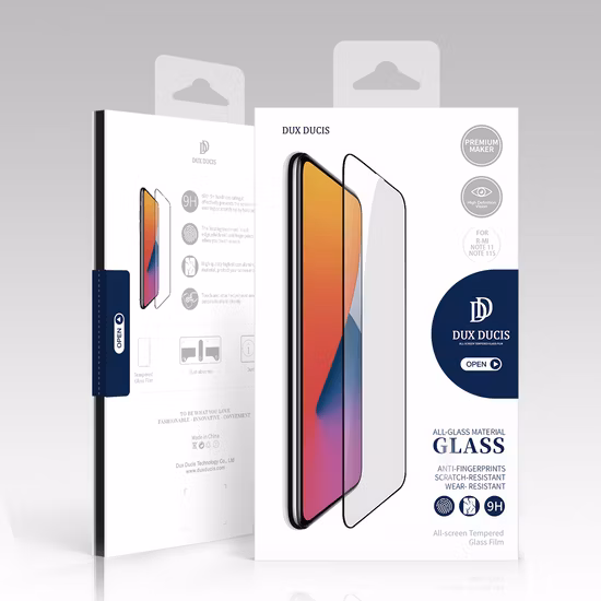 Dux Ducis for Xiaomi Redmi Note 11s 4G/Note 11 4G (Qualcomm) (9D) 0.33mm Medium Alumina Tempered Glass Full Glue Anti